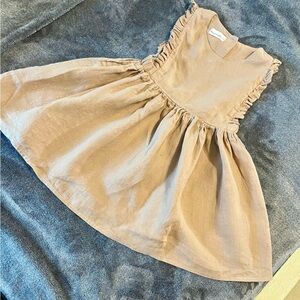 Dusty Pink bib dress